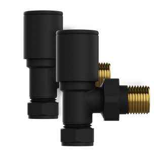 Kibath Llave Radiador Secatoallas fabricado en latón - Negro