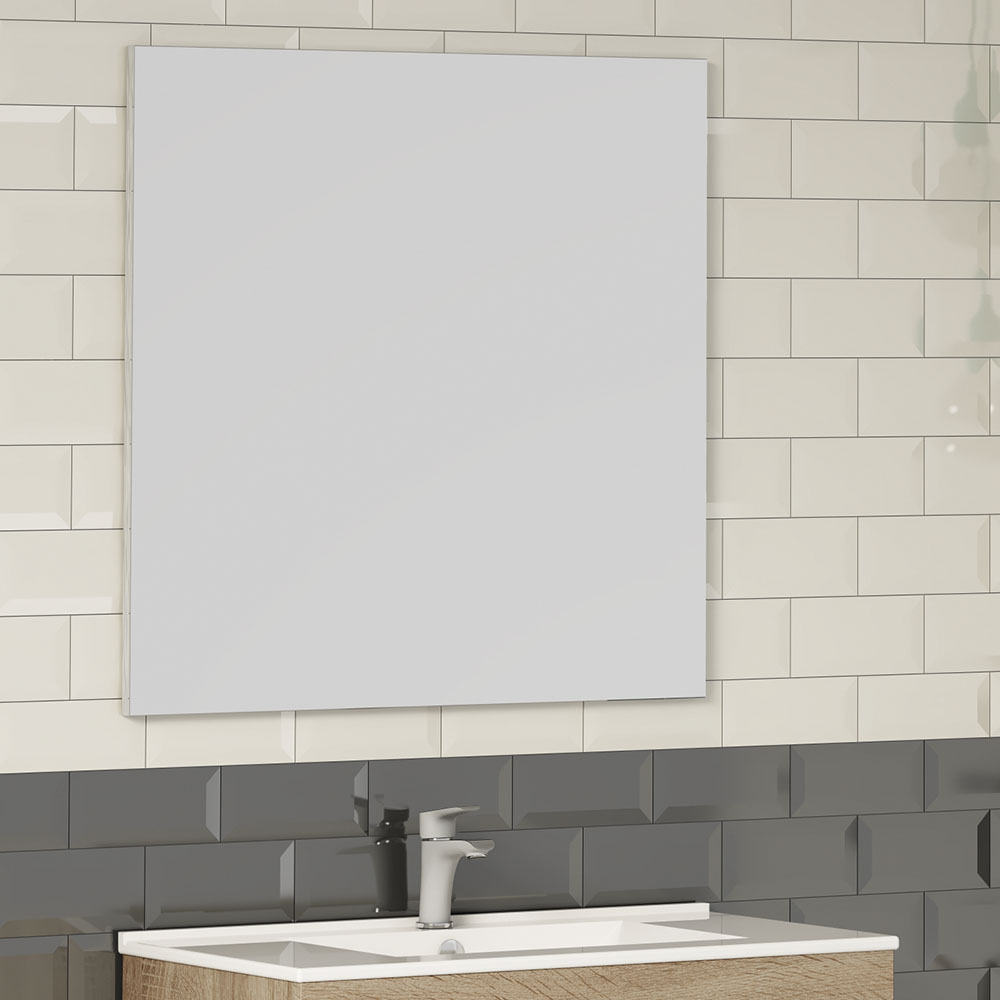 Kibath Espejo De Baño rectangular 80 cm x 70 cm NEU fabricado en cristal - Imagen 3