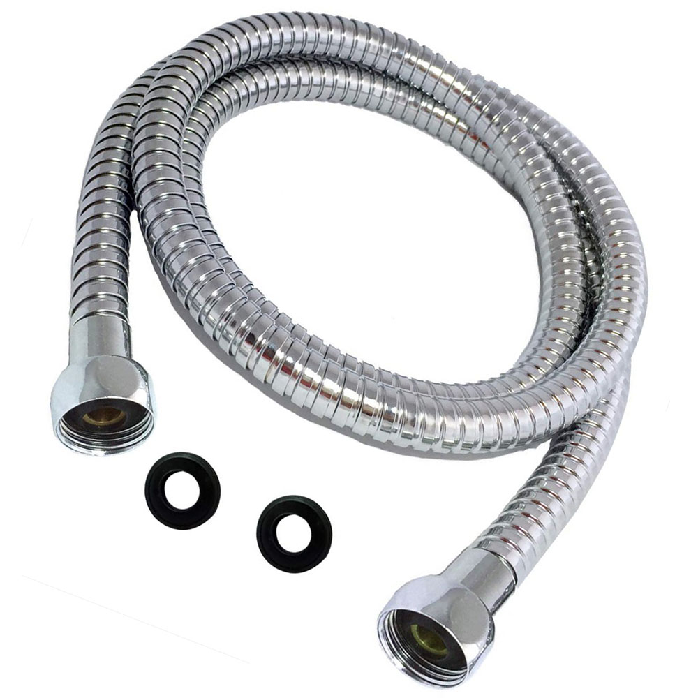 Kibath Flexo de 60 cm acabado cromo brillo fabricado en acero inoxidable