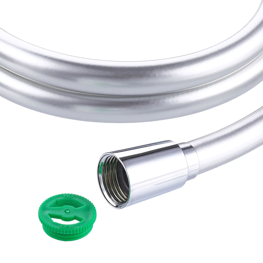 Kibath Flexo de 175 cm acabado cromo brillo fabricado en pvc - Imagen 2