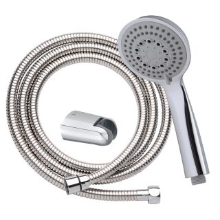 Kibath Kit Mango Ducha redondo SUA acabado cromo brillo fabricado en ABS