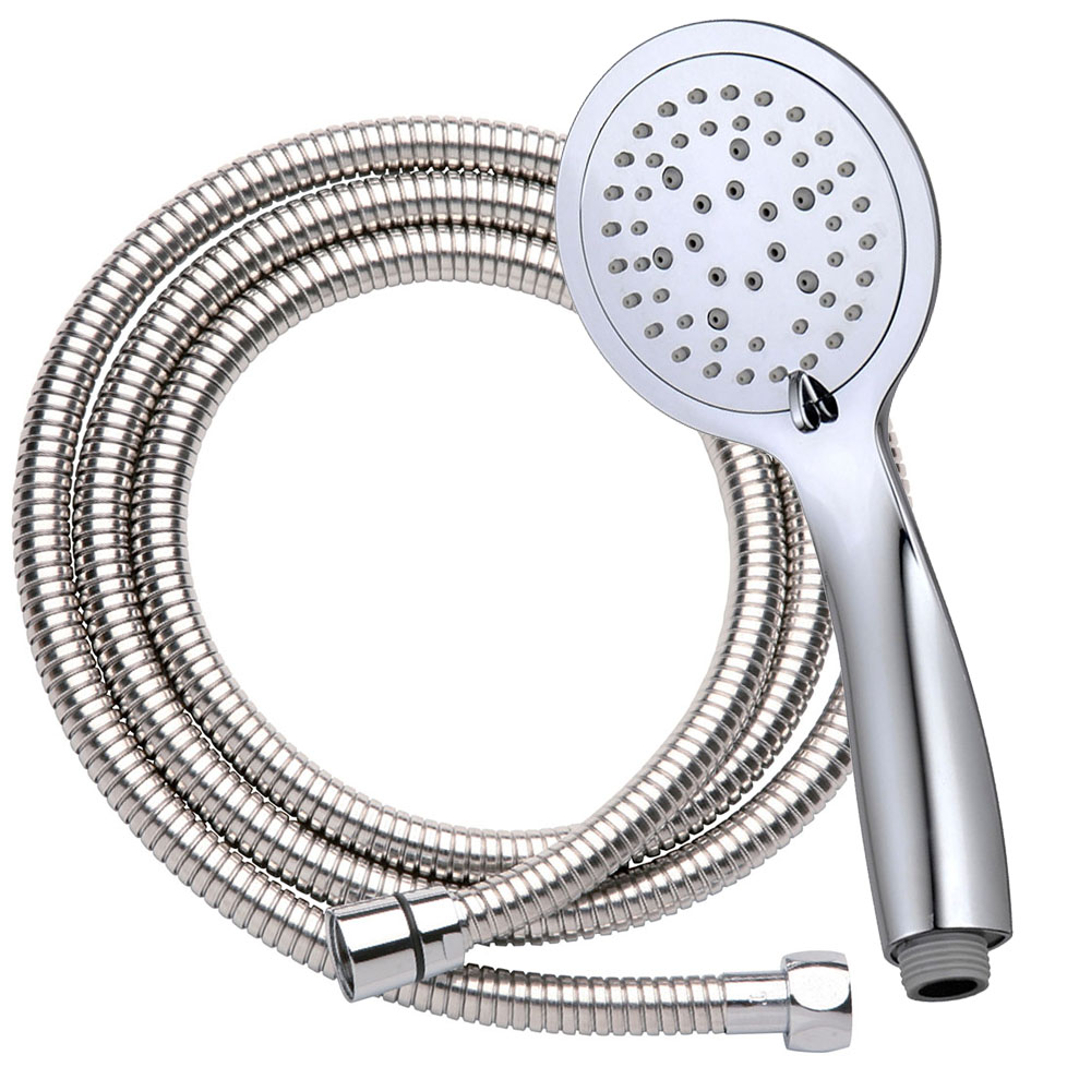 Kibath Kit Mango Ducha redondo NAV acabado cromo brillo fabricado en ABS