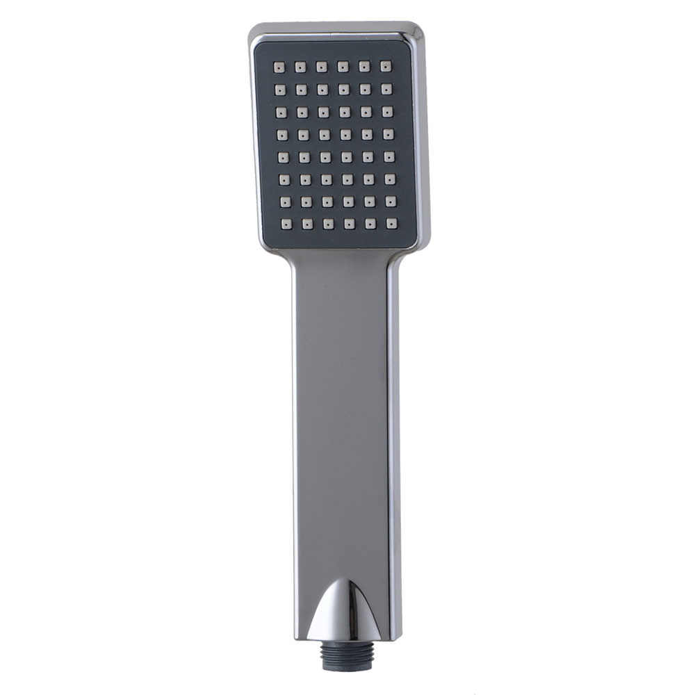 Kibath Maneral Mango De Ducha cuadrado acabado cromo brillo fabricado en ABS - Imagen 5