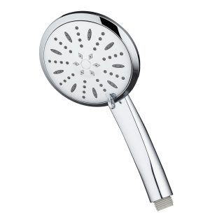 Kibath Maneral Mango De Ducha redondo VEG acabado cromo brillo fabricado en ABS