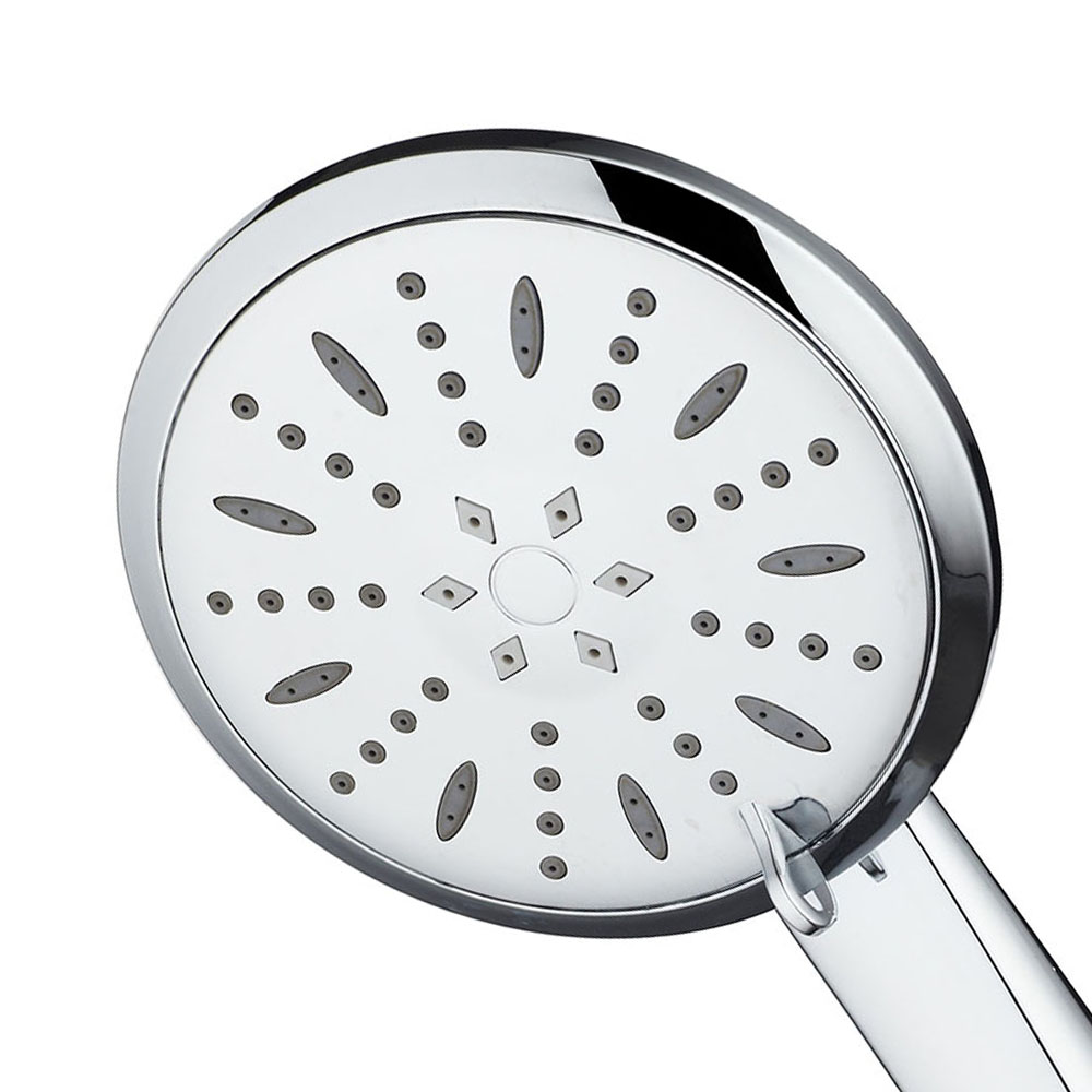 Kibath Maneral Mango De Ducha redondo VEG acabado cromo brillo fabricado en ABS - Imagen 2