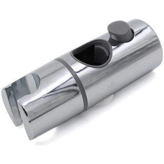 Kibath Soporte Deslizante De Maneral redondo para barra de ducha acabado cromo brillo fabricado en ABS