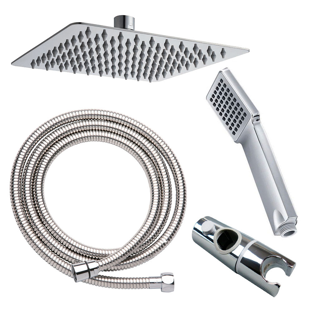 Kibath Columna De Ducha termostático 100-150 cm GAS extralarga acabado cromo brillo fabricado en latón - Imagen 8