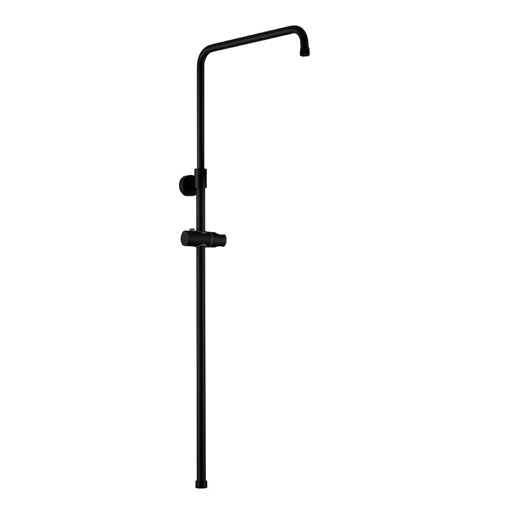 Cambio Barra de columna de ducha negra extensible de 100 a 150 cm. sin grifería, duchón, flexo ni mango