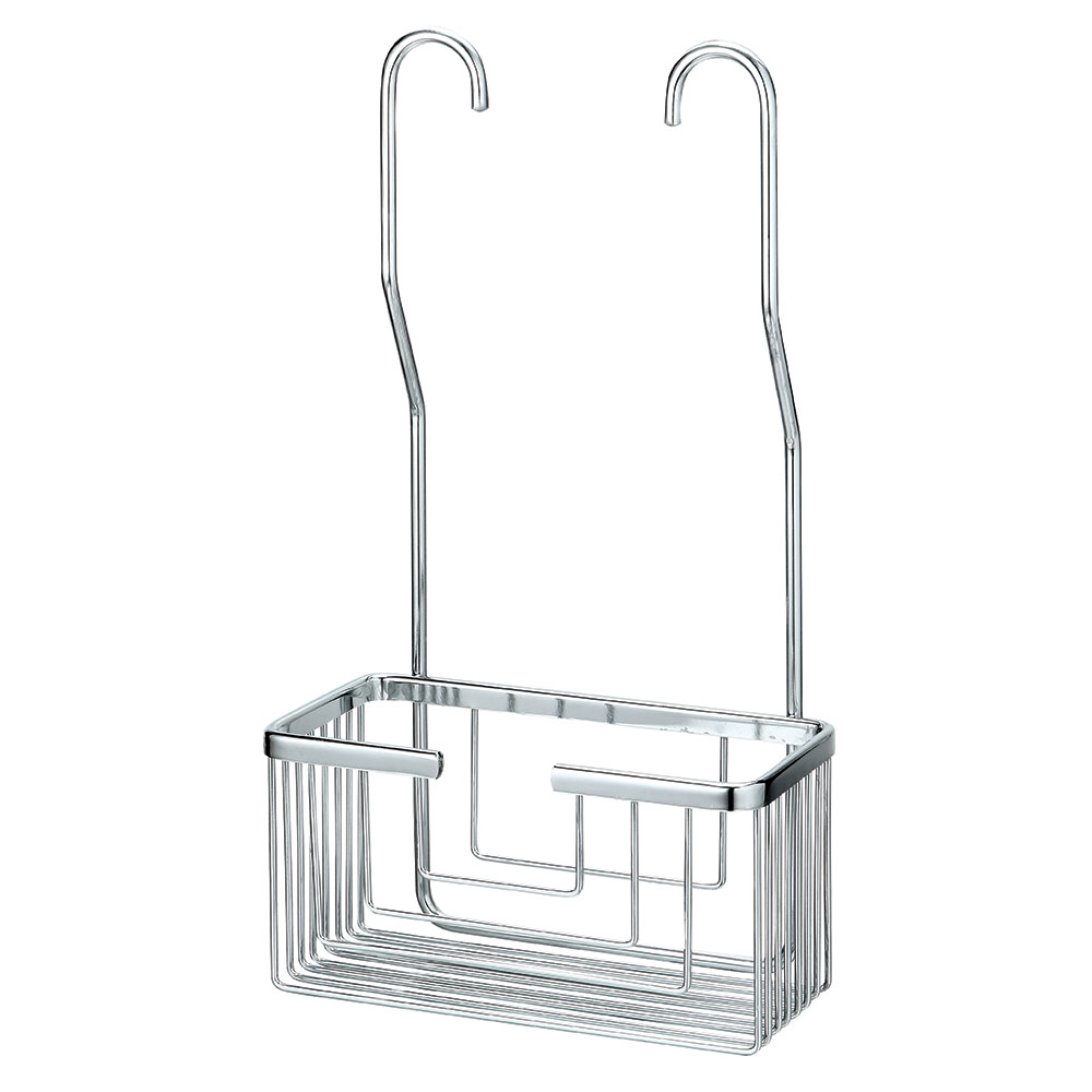 Kibath Cesta Portagel rectangular ALNIZ de colgar acabado cromo brillo fabricado en latón