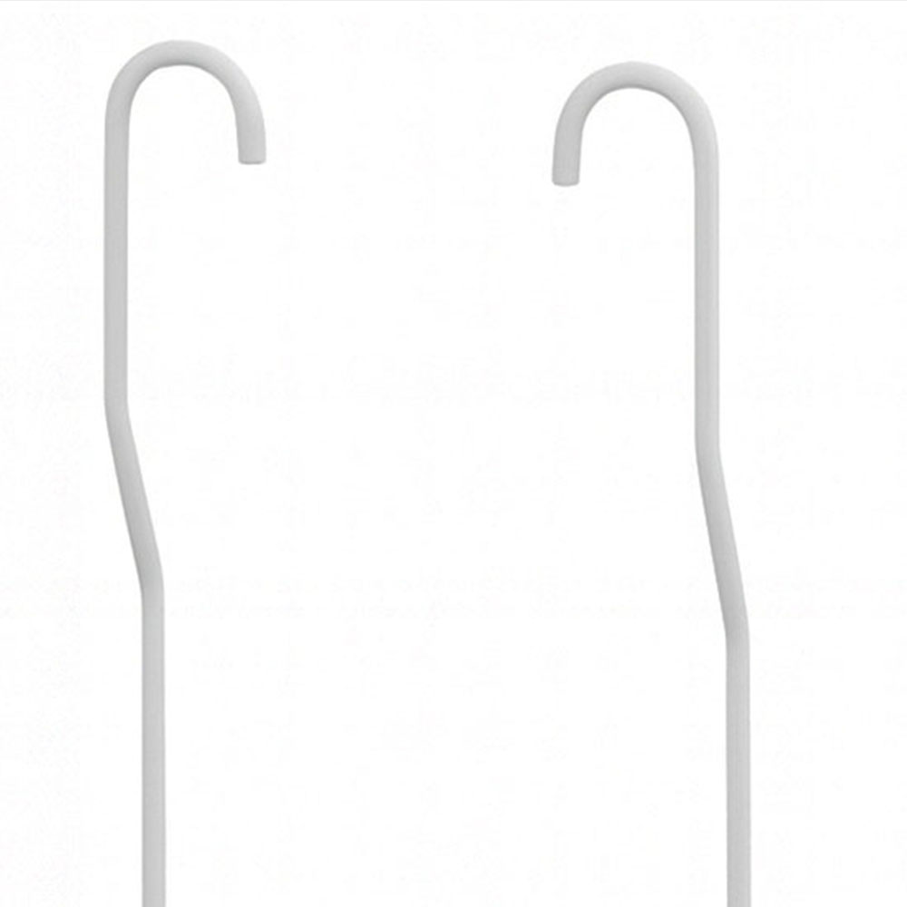 Kibath Cesta Portagel rectangular ECLI de colgar acabado blanco mate fabricado en latón - Imagen 3