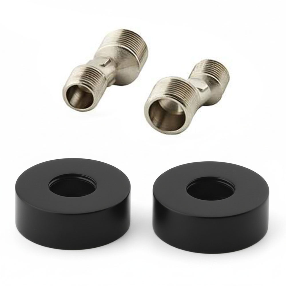 Kibath Grifo Columna Ducha monomando T acabado NEGRO MATE fabricado en latón - Imagen 4