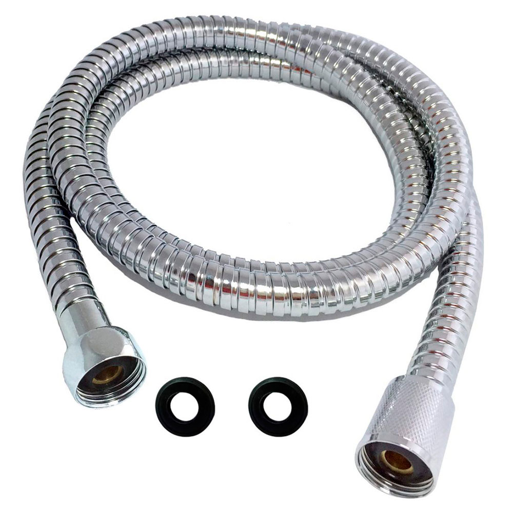 Kibath Flexo de 120 cm acabado cromo brillo fabricado en acero inoxidable