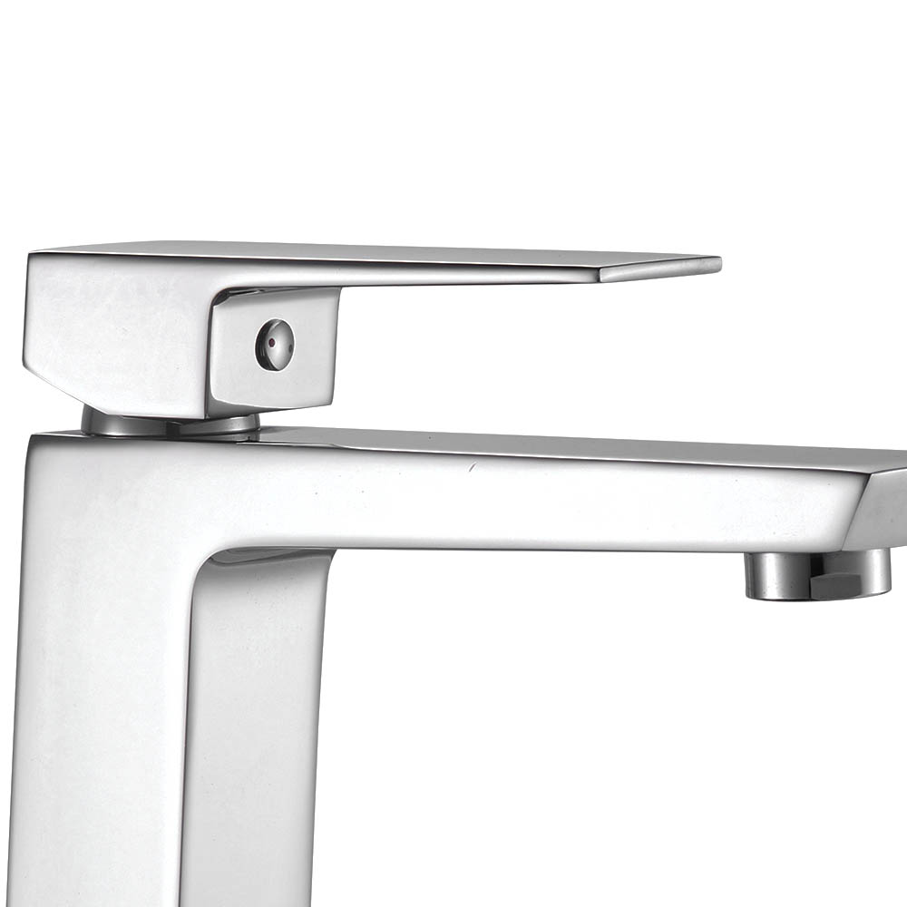 Kibath Grifo De Lavabo monomando VERCO alto acabado cromo brillo fabricado en latón - Imagen 2