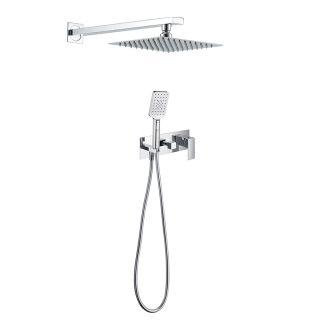 Kibath Grifo De Ducha Empotrada monomando QUE acabado cromo brillo fabricado en latón