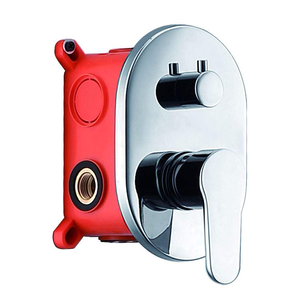 Kibath Grifo De Ducha Empotrada monomando VAL solo grifo acabado cromo brillo fabricado en latón - Imagen 6