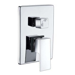 Kibath Grifo De Ducha Empotrada monomando CASI solo grifo acabado cromo brillo fabricado en latón