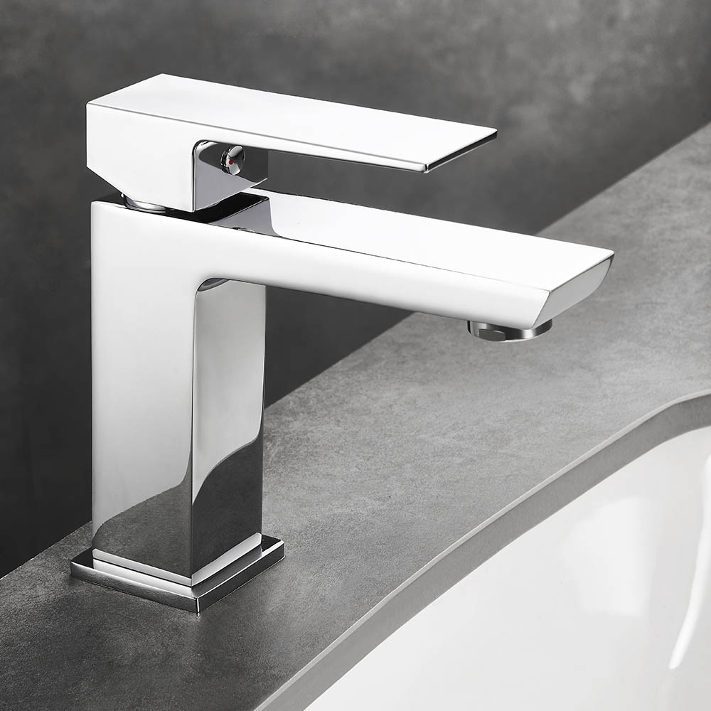 Kibath Grifo De Lavabo monomando VERCO acabado cromo brillo fabricado en latón - Imagen 3