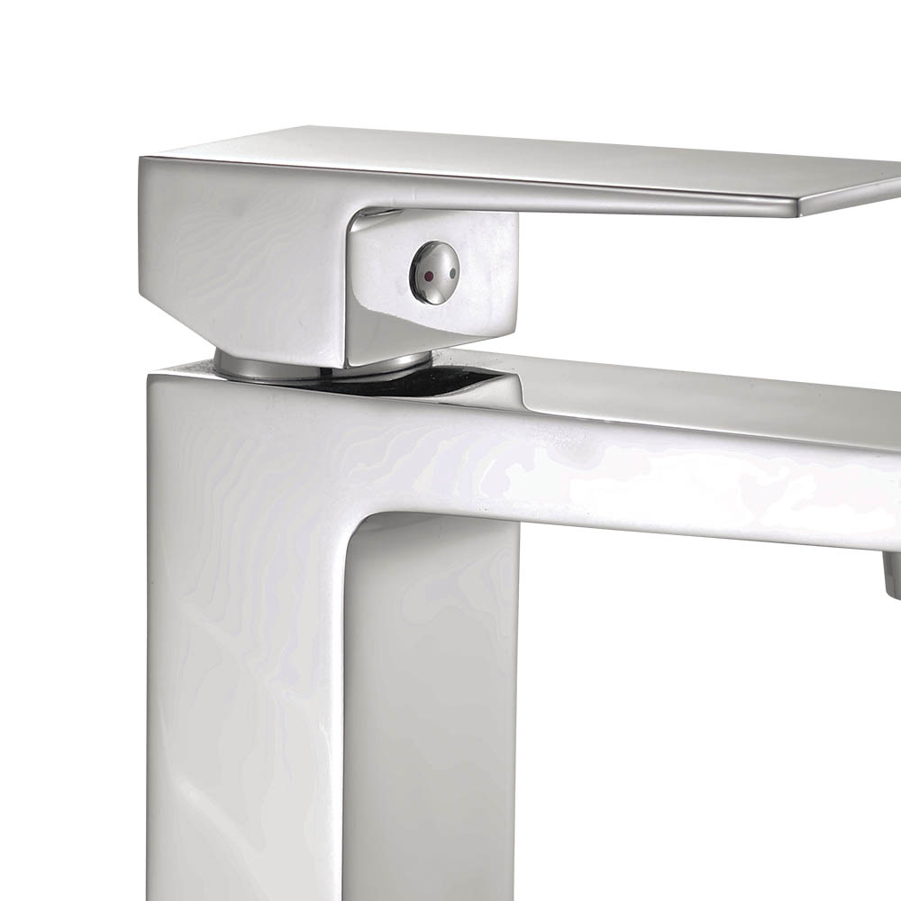 Kibath Grifo De Lavabo monomando VERCO acabado cromo brillo fabricado en latón - Imagen 4