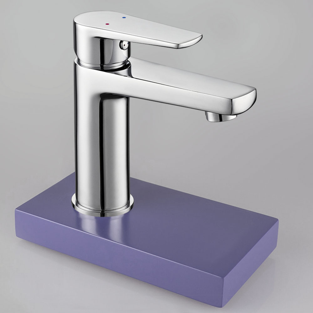 Kibath Grifo De Lavabo monomando FUS acabado cromo brillo fabricado en latón - Imagen 4