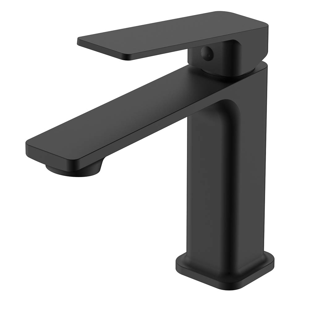 Kibath Grifo De Lavabo monomando VERCO acabado negro mate fabricado en latón - Imagen 2