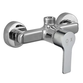 Kibath Grifo De Columna De Ducha monomando PIN acabado cromo brillo fabricado en latón