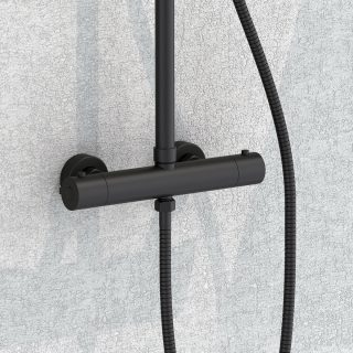 Columna con grifo termostático