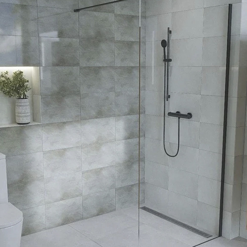 Kibath Grifo de Ducha termostático acabado NEGRO mate fabricado en latón - Imagen 3