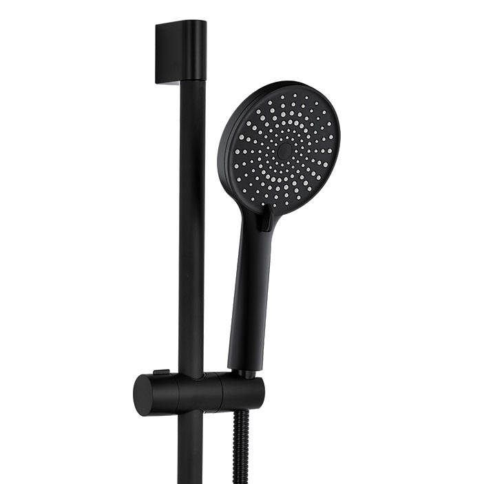 Kibath Grifo de Ducha termostático acabado NEGRO mate fabricado en latón - Imagen 4