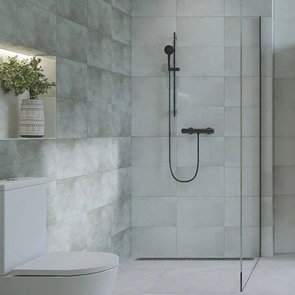 Kibath Grifo de Ducha termostático acabado NEGRO mate fabricado en latón - Imagen 6