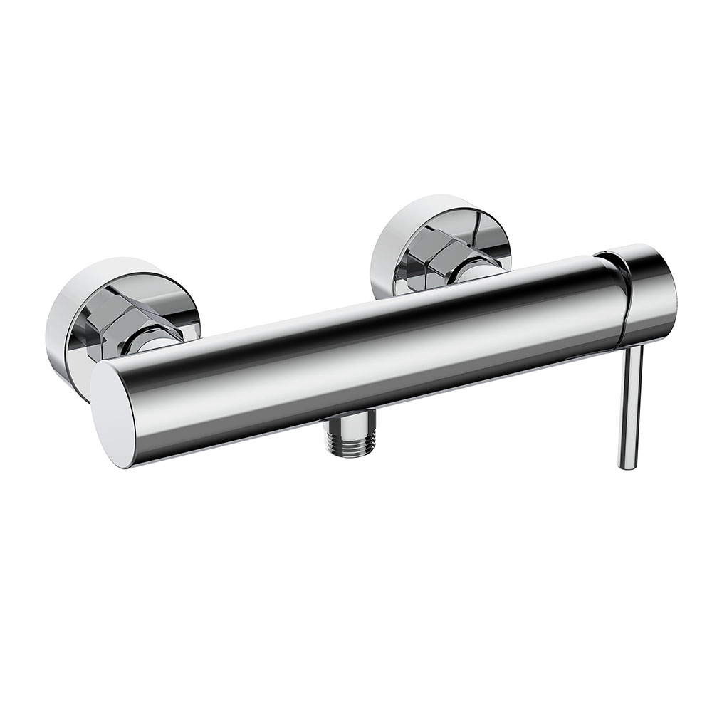 Kibath Grifo de Ducha monomando ZUÑI acabado cromo brillo fabricado en latón - Imagen 2