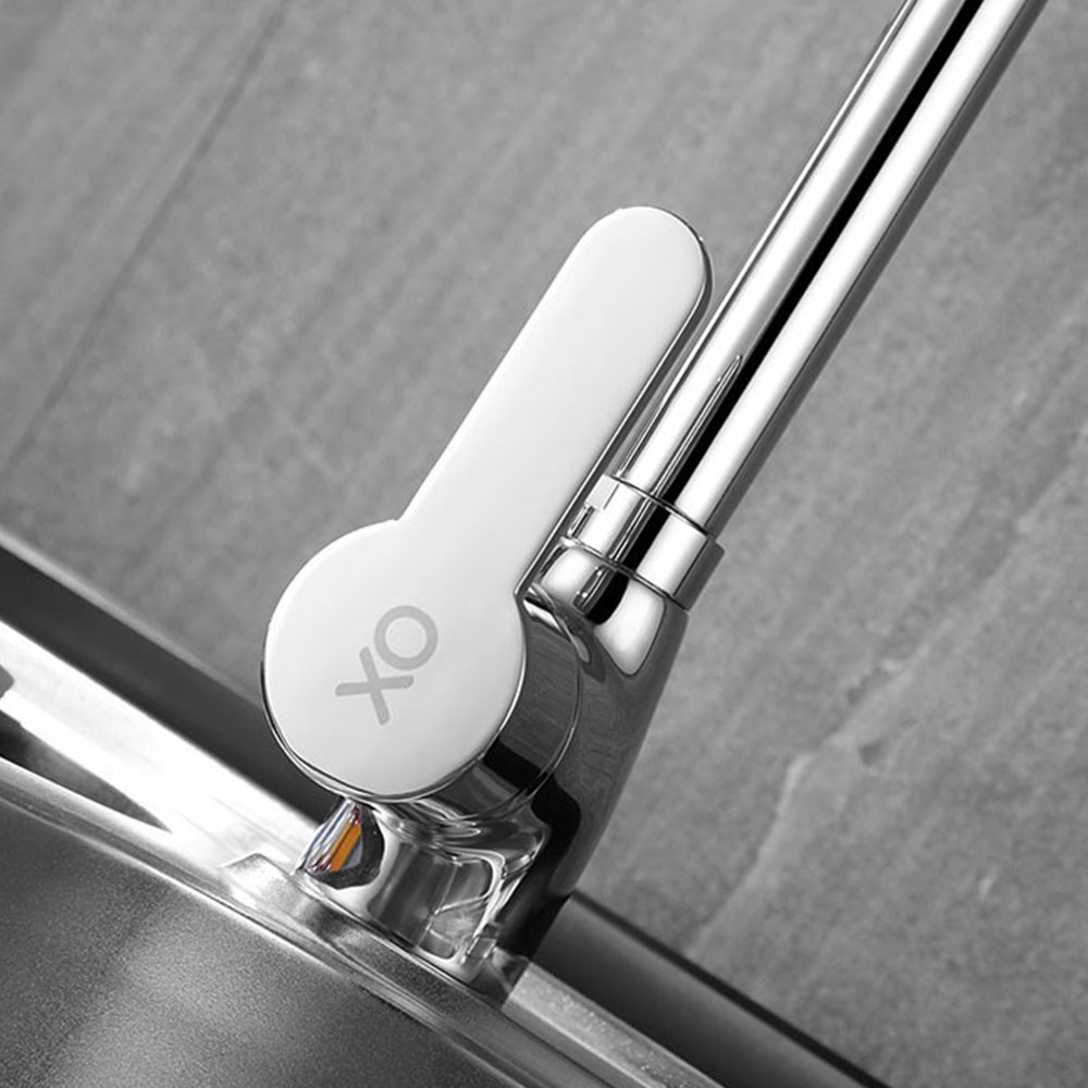 Kibath Grifo De Fregadero CAREA de acabado cromo brillo fabricado en latón - Imagen 3