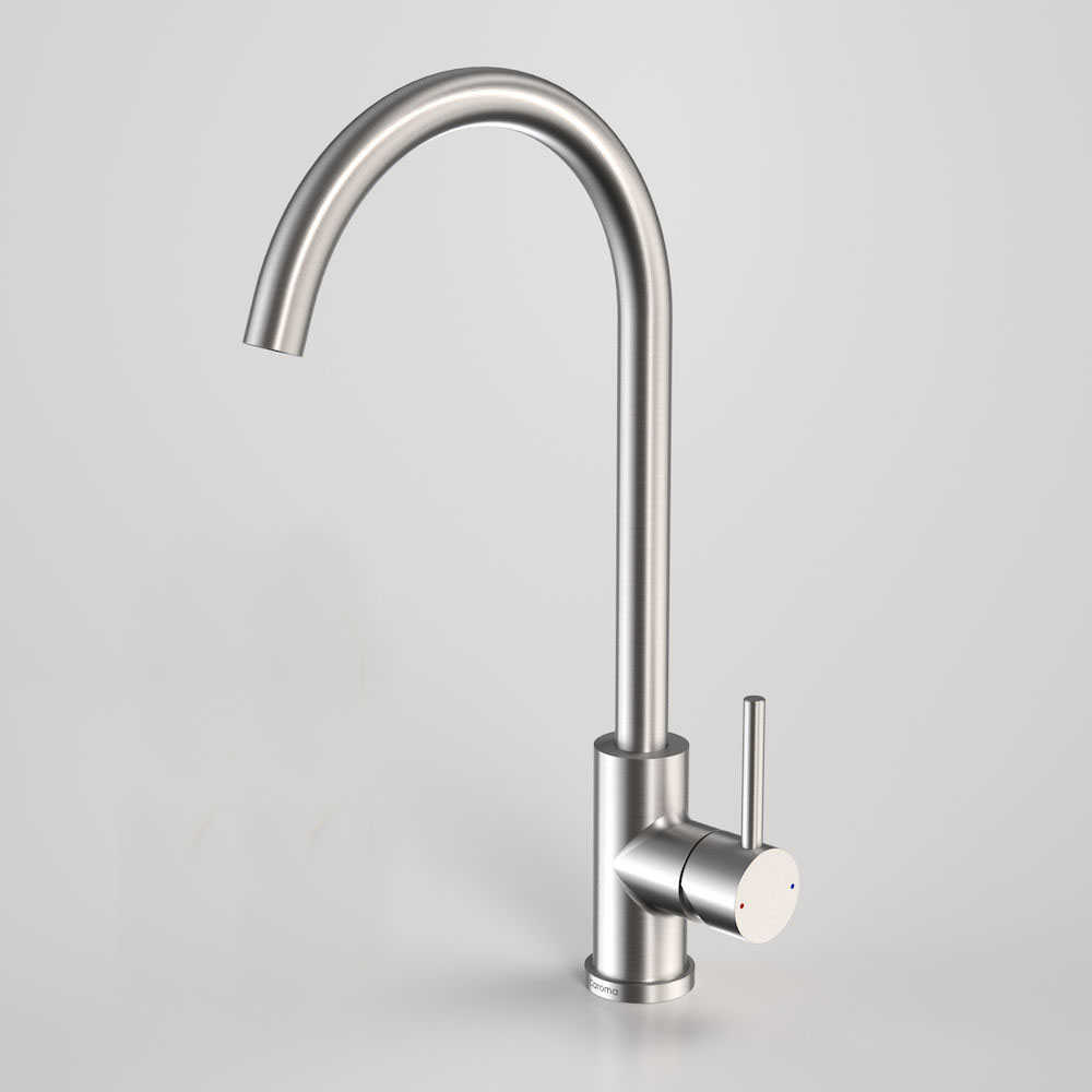 Kibath Grifo De Fregadero VELAZ de acabado cromo brillo fabricado en latón - Imagen 2