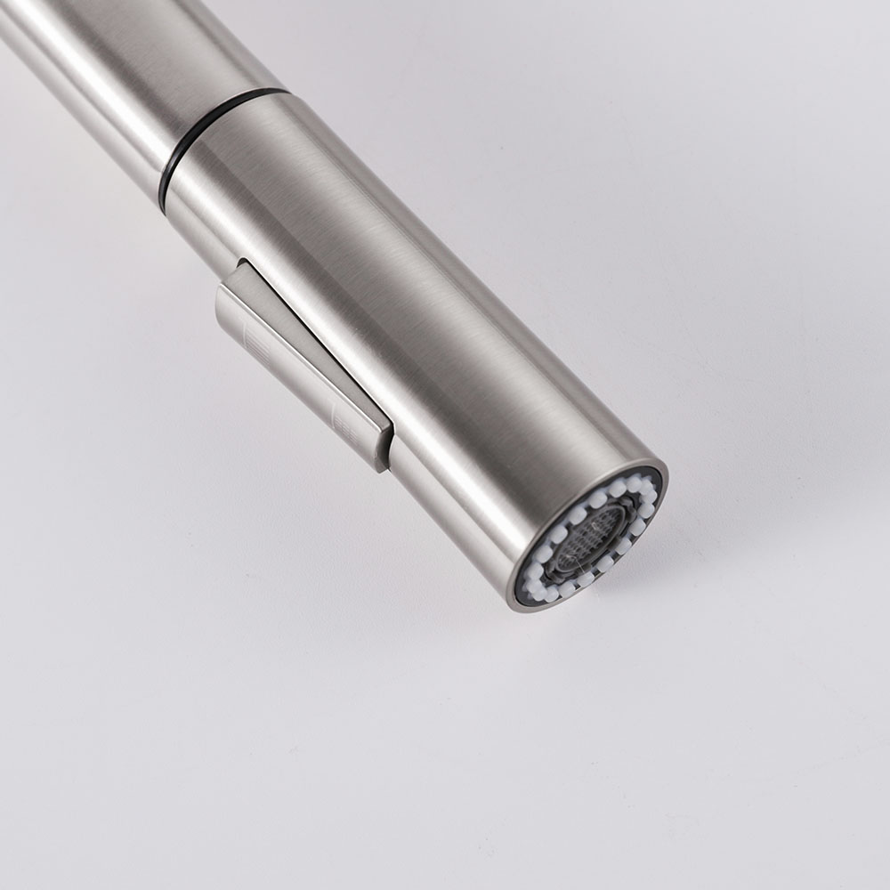 Kibath Grifo De Fregadero MON extraible de acabado cromo brillo fabricado en latón - Imagen 4