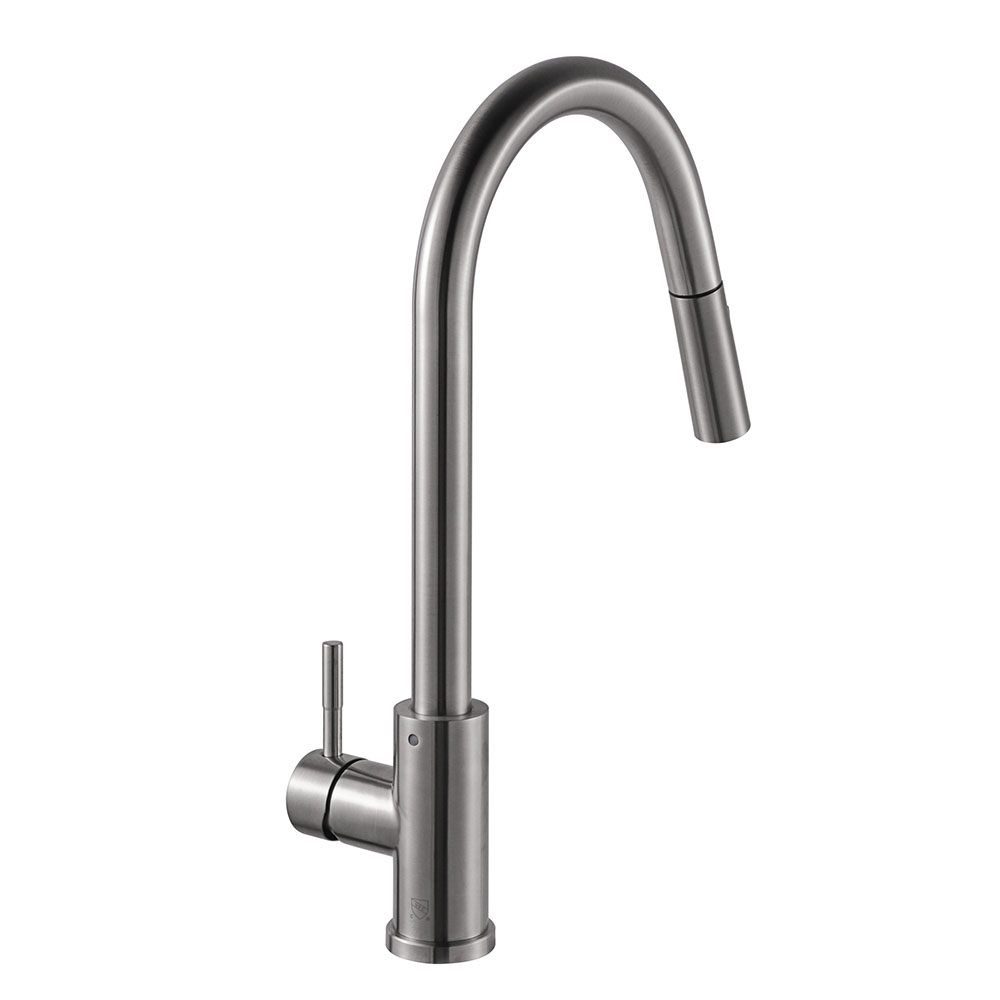 Kibath Grifo De Fregadero MON extraible de acabado cromo brillo fabricado en latón - Imagen 6