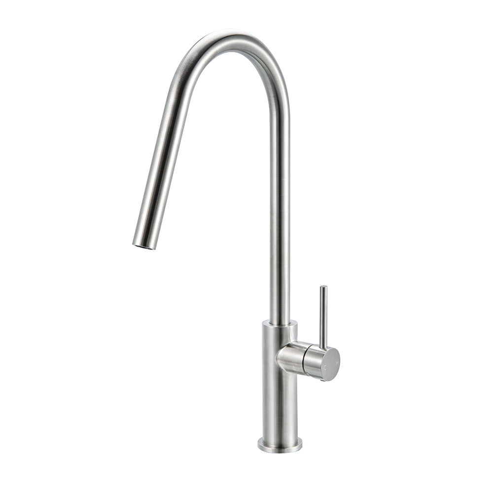 Kibath Grifo De Fregadero FAL de acabado cromo cepillado fabricado en latón - Imagen 4