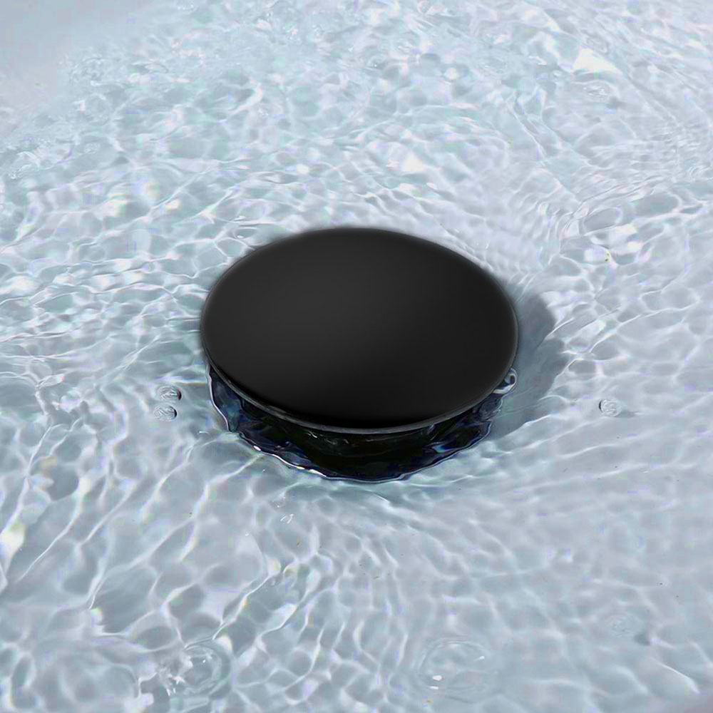 Kibath Válvula clic clac LAVABO BIDET acabado NEGRO mate fabricado en latón - Imagen 3