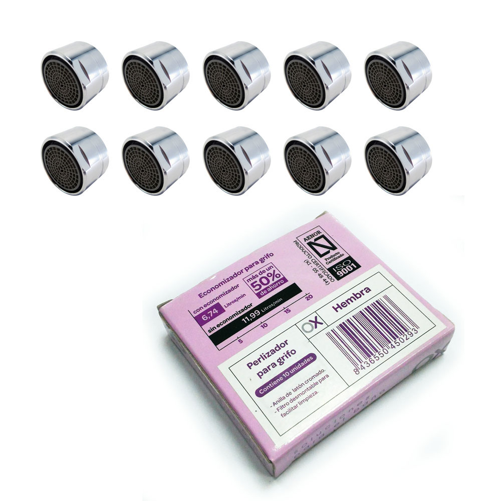 Kibath Atomizador Perlizador de en caja de 10 unidades acabado cromo brillo de latón - Imagen 3