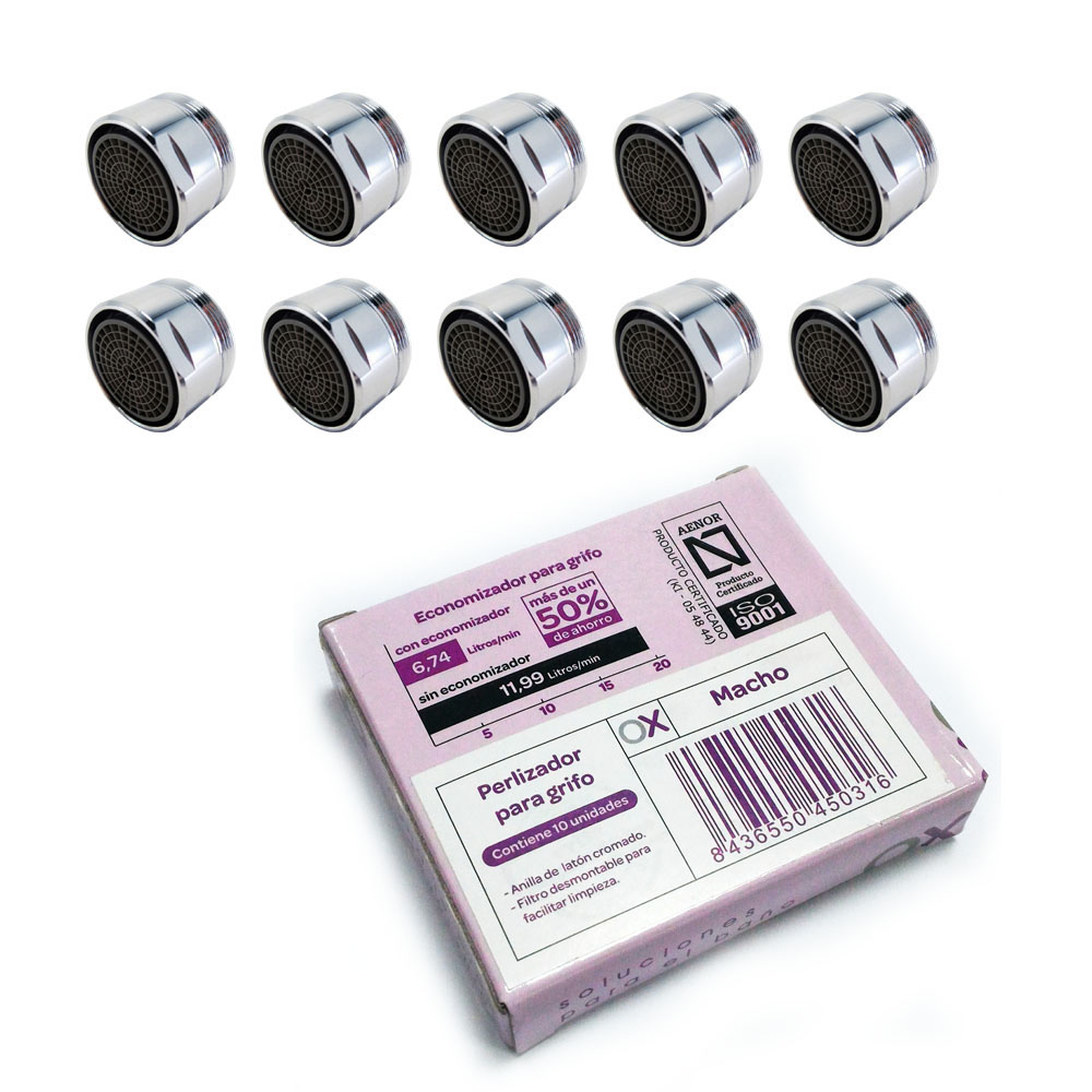 Kibath Atomizador Perlizador de en caja de 10 unidades acabado cromo brillo de latón - Imagen 3