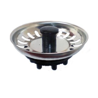 Kibath Tapón De Fregadero acabado cromo brillo fabricado en acero