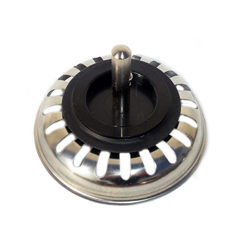 Kibath Tapón De Fregadero acabado cromo brillo fabricado en acero - Imagen 2