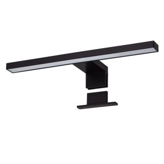 Kibath Aplique Led de baño 30 cm URBAN 8W acabado negro mate 4000 K fabricado en ABS
