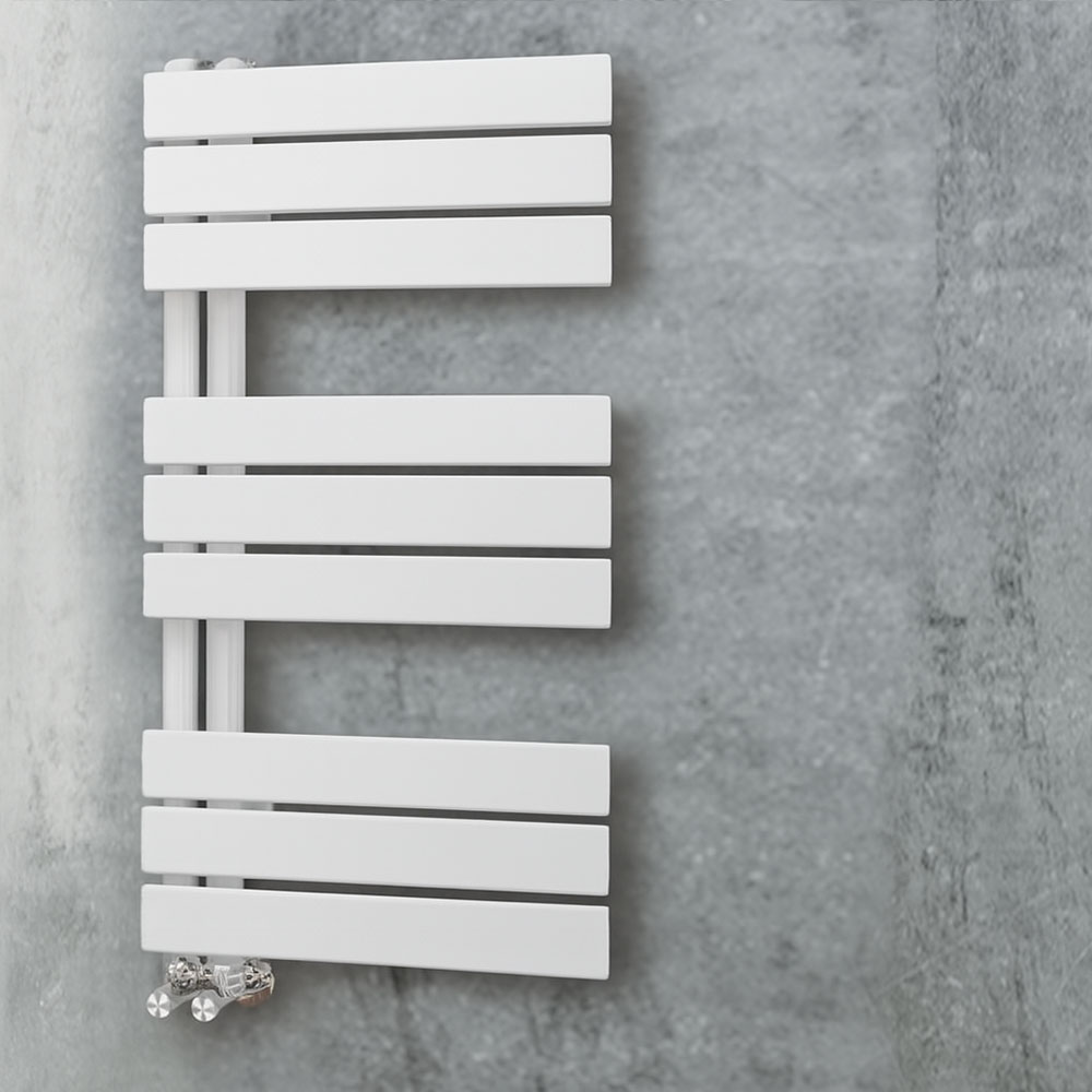 Kibath Secatoallas Radiador circuito calefacción de 90 cm x 50 cm VALLES acabado BLANCO mate fabricado en acero - Imagen 3