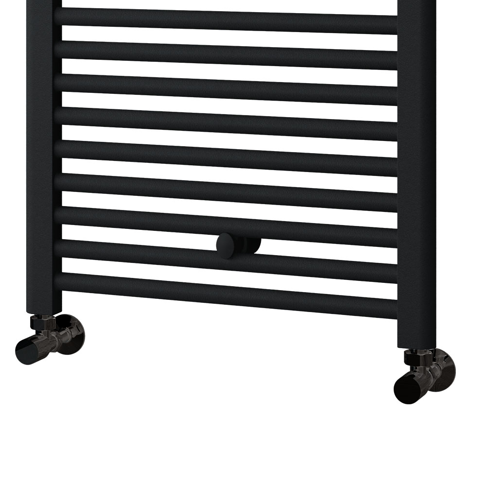 Kibath Llave Radiador Secatoallas acabado negro mate fabricado en latón - Imagen 3