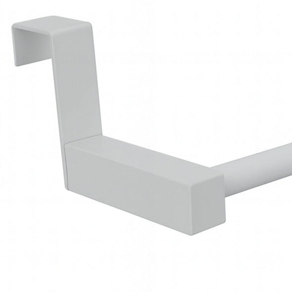 Kibath Portarrollos sin taladros de 20 acabado BLANCO mate fabricado en acero inoxidable - Imagen 3