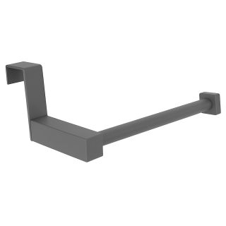 Kibath Portarrollos sin taladros de 20 acabado GUN METAL fabricado en acero inoxidable