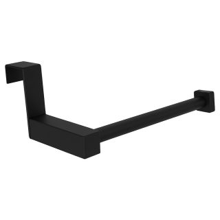 Kibath Portarrollos sin taladros de 20 acabado negro mate fabricado en acero inoxidable