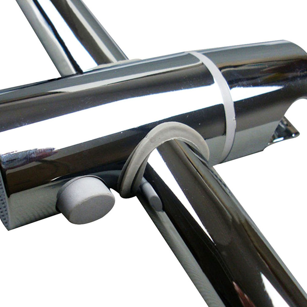 Kibath Barra De Ducha de 65,5 cm ZUB , acabado cromo brillo fabricado en latón - Imagen 4