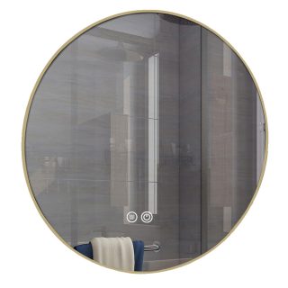 Kibath Espejo Led RUM 24W redondo de 80 cm espejo Tº variable