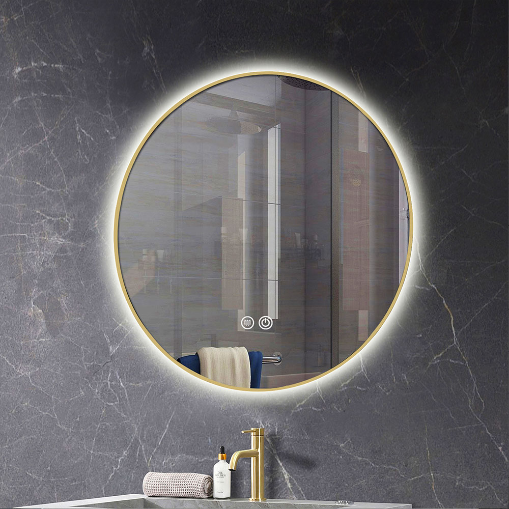 Kibath Espejo Led RUM 24W redondo de 80 cm espejo Tº variable - Imagen 3