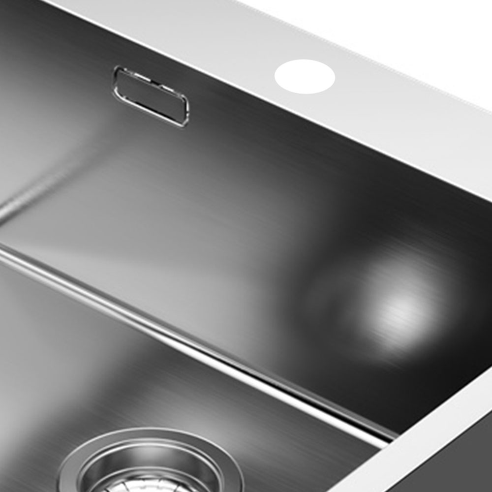 Kibath Fregadero cuadrado SOL cuadrado de acero inoxidable - Imagen 7